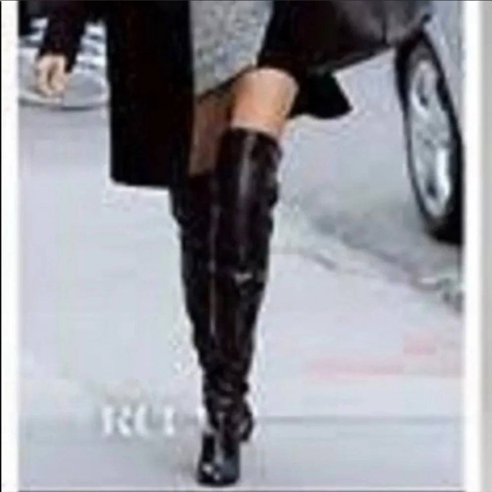 BCBGMAXAZIRA OVER THE KNEE BOITS